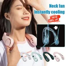 [Design Sem Hélice] ⭐BEST SALES⭐ Ventilador de Pescoço Portátil USB/Ventilador de Pescoço