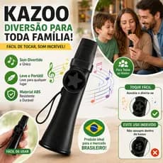 [Frete grátis] Flauta Kazoo, resistente ao desgaste, formato de flauta, instrumentos musicais profissionais para present