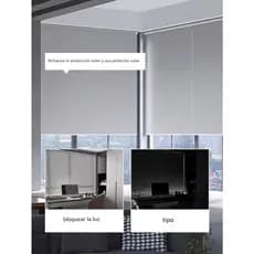 Cortinas de rolo modernas com proteção ultravioleta e função de controle de luz, adequadas para qualquer quarto em casa.
