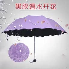 Guarda-chuva floração de água chuva ou chuva guarda-chuva Manual de dupla utilização protetor solar guarda-sol feminino