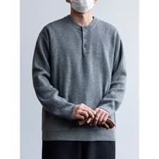 2024 outono inverno novo estilo Cardigan camisola americana Retro Casual estilo preguiçoso com decote em V camisola masc