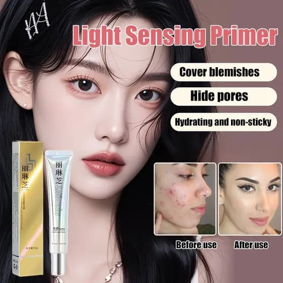 【Hidratação Leve】Creme Protetor Solar/Base/Alta Cobertura/Para Todos os Tipos de Pele/Isolante Facial