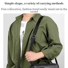 [Estilo Moderno] Bolsa Masculina de Ombro/Transversal para Uso Diário/Executivo