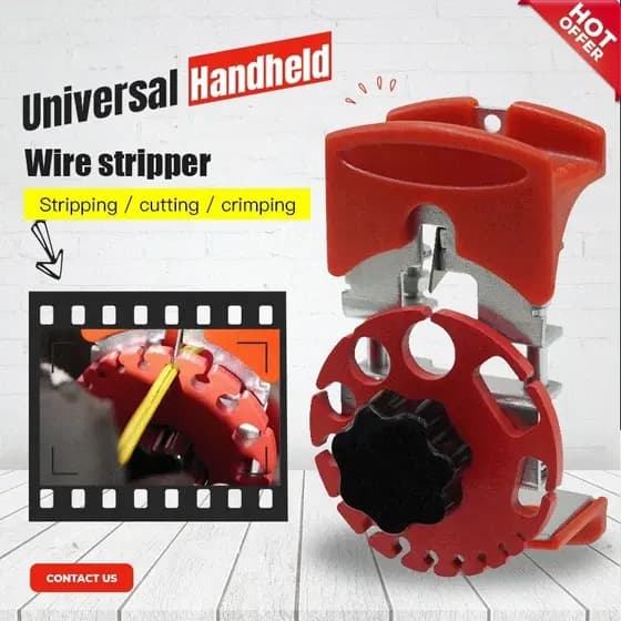 [Compacto e Portátil] Handheld Wire Stripper Fast Copper Wire Cable Stripper/Decapador de Fios/Cabos Elétricos