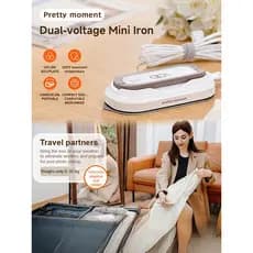 [Compacta e Portátil] JS-Mini Ferro de Passar/Passadeira/Portátil/Viagem