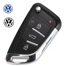 Chave Canivete Vw Alarme Positron Modelo B29 Preta