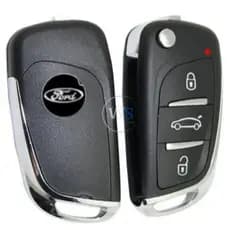 Chave Canivete Ford Cromada Alarme Positron Flex Modelo Citroen