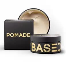Pomada BASED para Homens, Cuidado Capilar de Qualidade com Fixação Média, Brilho e Fragrância Naturais, Fácil de Aplicar