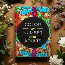 Colorir Por Números Para Adultos: 75 Lindas Imagens Projetadas Para Diversão, Relaxamento e Alívio do Estresse Para Hora