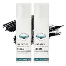 Creme Corretor Capilar – Efeito de Densidade Instantânea, Corretor Capilar Tiveno, Cobertura para Calvície para Homens e