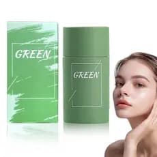 Pasta de Limpeza Facial com Chá Verde Cleanse, Novo Bastão de Argila com Chá Verde 2025 para o Rosto, Máscara Removedora