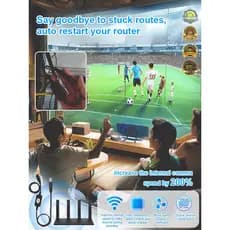 [Conexão Estável] [72h Automático] Cabo para Reinício de Roteador/Modem/Dispositivos