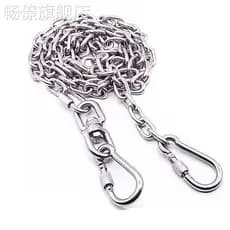 Corrente de aço inoxidável para cães, parafuso Country, corrente para cães grandes, médios e pequenos, coleira anti-mord