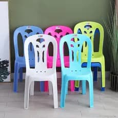 Cadeira de encosto de plástico cadeira de mesa de escritório casa Mahjong cadeira de mesa de jantar banco de mercado not