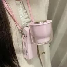 Ventilador de pescoço pendurado portátil pequeno refrigeração silenciosa pequeno ventilador elétrico de longa duração da