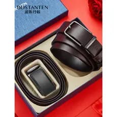 Boss delton cinto masculino 2025 caixa de presente High-End novo estilo presente para namorado pai couro genuíno present