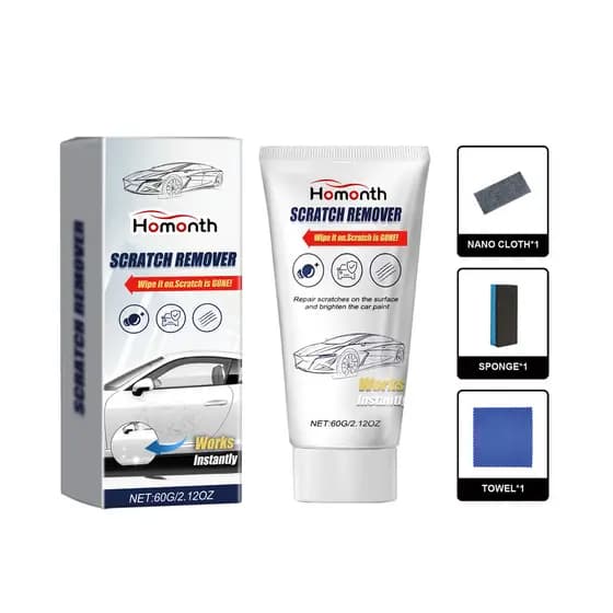 Kit de Reparação de Arranhões para Carros Homonth, Pano de Limpeza para Reparação de Arranhões, Polimento de Carroceria
