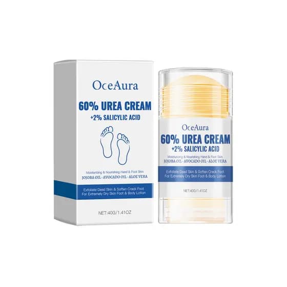 Creme Hidratante Anti-Rachaduras para os Pés OceAura Nutre a Pele dos Pés e Cuida dos Calcanhares e da Pele do Corpo.