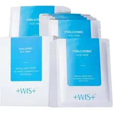 Máscara Facial Completa WIS com Essência de Ácido Hialurônico, Máscara Hidratante Anti-Envelhecimento para Cuidado da Pe