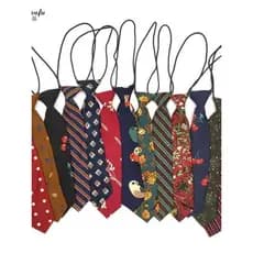 Médio grande crianças gravata meninos Puffian estilo bonito Floral Retro estilo Hong Kong gravata curta moda tendência t