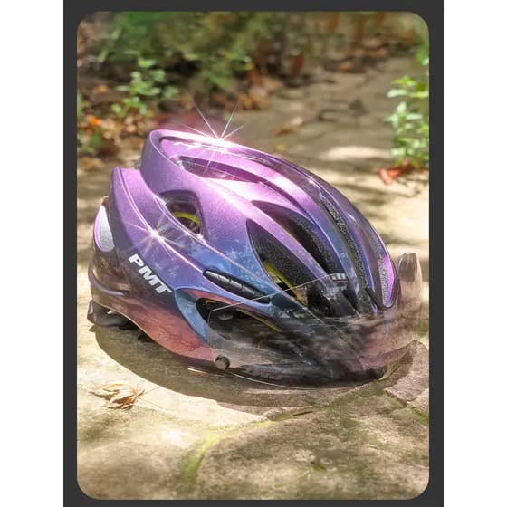 PMT MIPS Óculos que mudam de cor Capacete de ciclismo Homens Mulheres Bicicleta de estrada Capacete magnético integrado