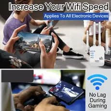 【Cobertura Ampla】Repetidor Wi-Fi eficiente e estável/Reforço de Sinal/Amplificador Wi-Fi