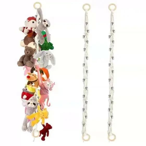Cordão de armazenamento de brinquedos de pelúcia transfronteiriço, corda de algodão boêmia, brinquedo tricotado à mão, d