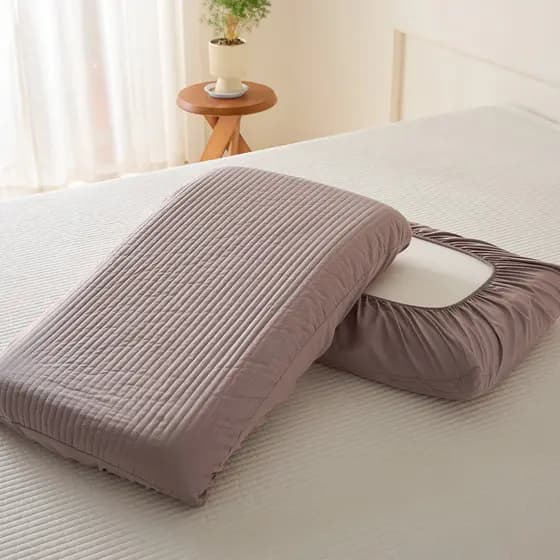 Fronha acolchoada mágica com elástico de algodão, adequada para vários travesseiros, fácil de remover, lavagem, proteger