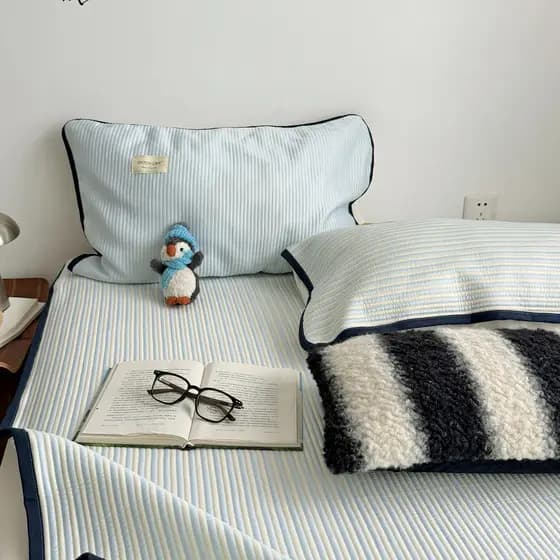 2026 Novo Estilo Classe A Pe Cool Feel Bow Soft Cool Mat Onylon Doudou Cool Mat Series