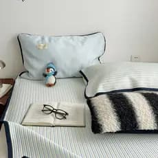 2026 Novo Estilo Classe A Pe Cool Feel Bow Soft Cool Mat Onylon Doudou Cool Mat Series