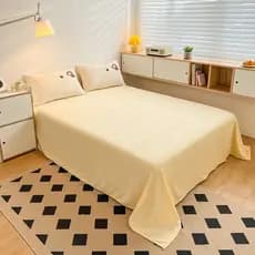 Lençol de veludo de leite de cor sólida simples de inverno grosso lençol macio e confortável cama 1.5/1.8