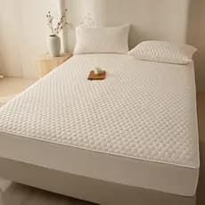 Adeus ao quarto bagunçado, simples, adequado para a pele, lavável, algodão, acolchoado, lavável, lençol de cama