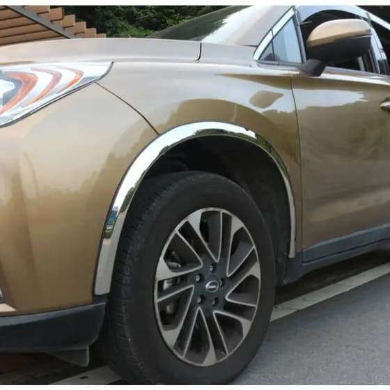 Zhongtai T300 T600T700T500 aço inoxidável resistente a riscos decorativo tira brilhante roda sobrancelha aro zero @-