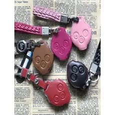 Adequado para novo estilo inteligente caso chave de couro genuíno inteligente especial capa chave do carro controle remo