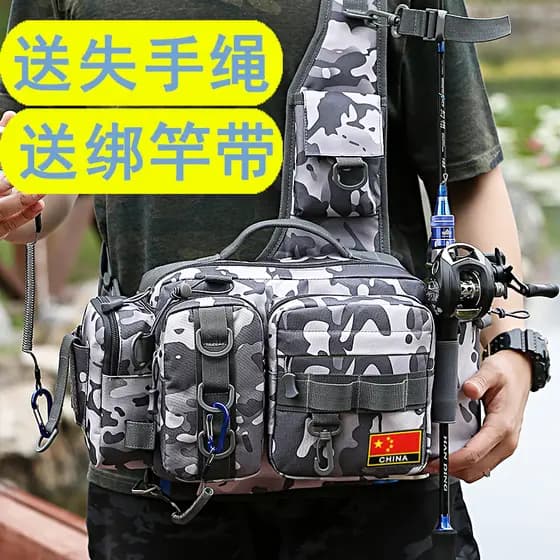 Clem isca saco multifuncional cintura saco de ombro masculino grande Cross-body pólo saco à prova dwaterproof água grão