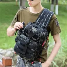 Saco de isca multifuncional mochila masculina bolsa de ombro saco do mensageiro pólo à prova dwaterproof água ao ar livr
