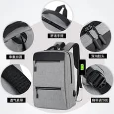 Nova mochila masculina de negócios lazer viagem de negócios grande capacidade 52cm saco de computador feminino estudante
