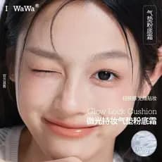 I-wawa Eva Air Cushion Shimmer Maquiagem de longa duração Fundação Creme Corretivo Maquiagem sem decolagem de longa dura