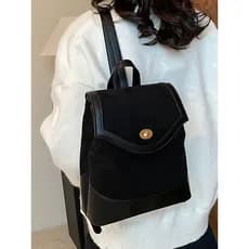 Francês MKCLACK estilo Retro Casual outono inverno Commuter mochila estudante viagem clássico All-Match mochila feminina