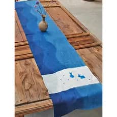 Lanyan Design Original gradiente corredor de mesa pequeno fresco moderno simples mesa de centro tecido algodão linho pin