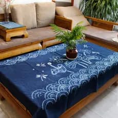 Dali Tie-Dye Toalha de Mesa de Café Mesa de Jantar Capa de Armário de TV Pano Feito à Mão Algodão Linho Tapeçaria Decora