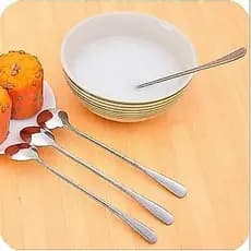 Colher Colher de aço inoxidável com cabo longo, utensílios de cozinha, sopa criativa, colher de arroz, comida ocidental,