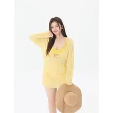Xiaonan maiô dopamina Plus Size coreano doce picante verão terno de três peças cintura alta Boxer gordura MM mais magro
