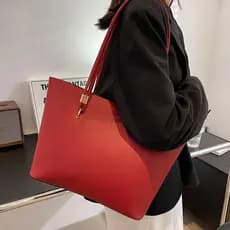Hong Kong IT.COLATE High-End Feeling Bolsa Vermelha de Grande Capacidade Feminina Bolsa de Ombro Commuter Bolsa de Casam
