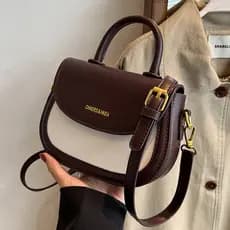 Hong Kong IT.COLATE All-Match Commuter Messenger Bag Couro Macio Moda Bolsa de Viagem Portátil Senhora Saddle Bag