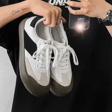 Bai Jingting Mesmo Estilo Sapatos Fofos Homens Mulheres Nicho Original Sola Grossa Cabeça Grande Feio Bonito Pão Tênis R
