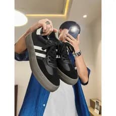 Sapatos masculinos 2025 novo estilo Retro alemão sapatos de treinamento masculino na moda estudantes All-Match baixo-top