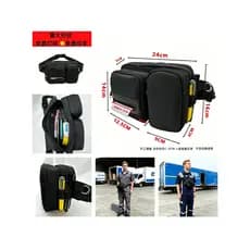 Bolsa de cintura para impressora de documentos, portátil, viagem, campo, serviço, pessoal, dupla utilização, bolsa de om