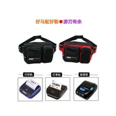 Courier pick-up pick-up armazenamento de trabalho mensageiro cintura saco grande capacidade pode instalar etiqueta do es