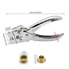 Alicate de fivela de perfuração Profundidade de perfuração ajustável 4-13mm Princípio de alavanca Design de economia de